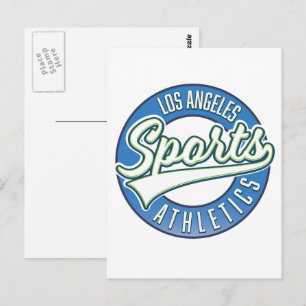 Cartão Postal logotipo do San Diego Sports Athletic