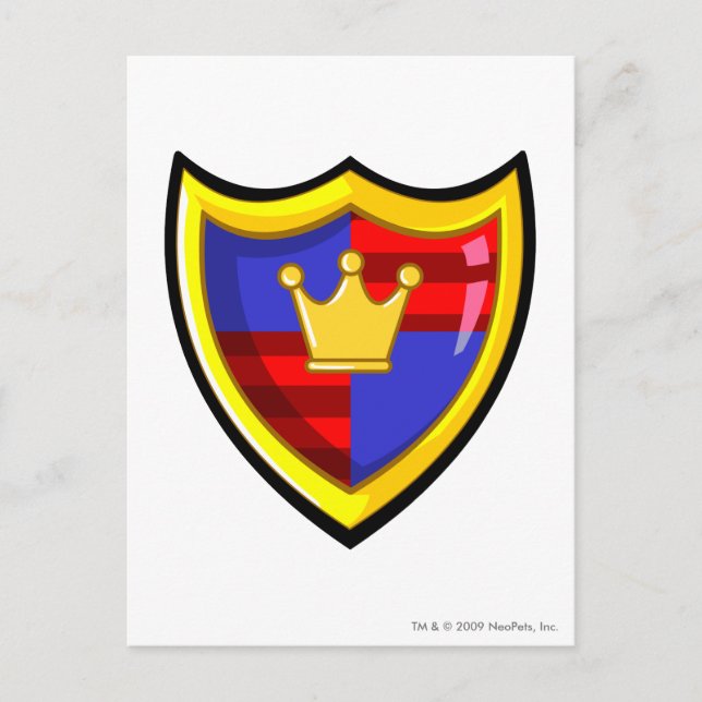 Cartão Postal Logotipo Meridell da Equipe (Frente)