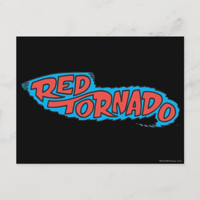 Cartão Postal Logotipo Red Tornado (Frente)