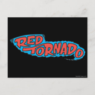 Cartão Postal Logotipo Red Tornado