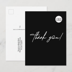 Cartão Postal Logotipo simples para empresas de construção