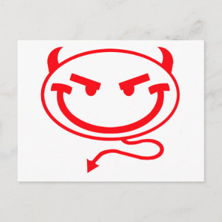 Cartão Postal Logotipo vermelho pequeno