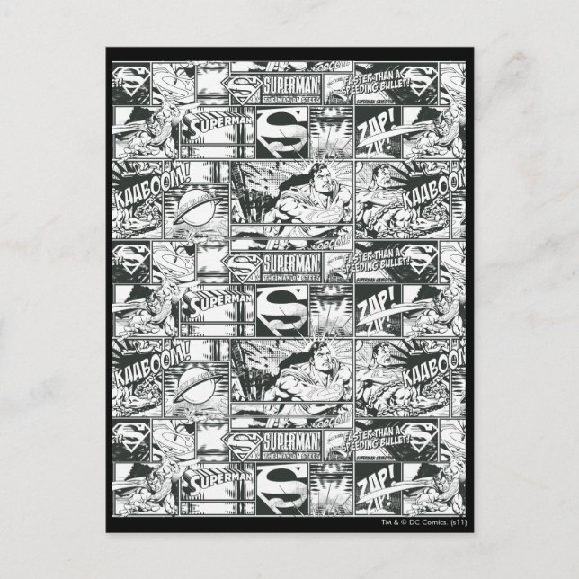 Cartão Postal Logotipos preto e branco (Frente)