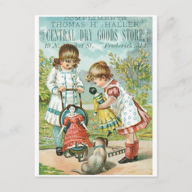 Cartão Postal Loja Central de Bens Secos Thomas H Haller (Frente)