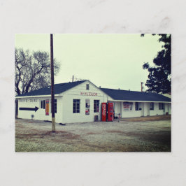 Cartão Postal Loja de Bebidas Drive-thru em Kingman Kansas