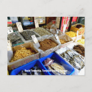 Cartão Postal Loja de Terrenas de Impressão/Vintagem de Taiwan