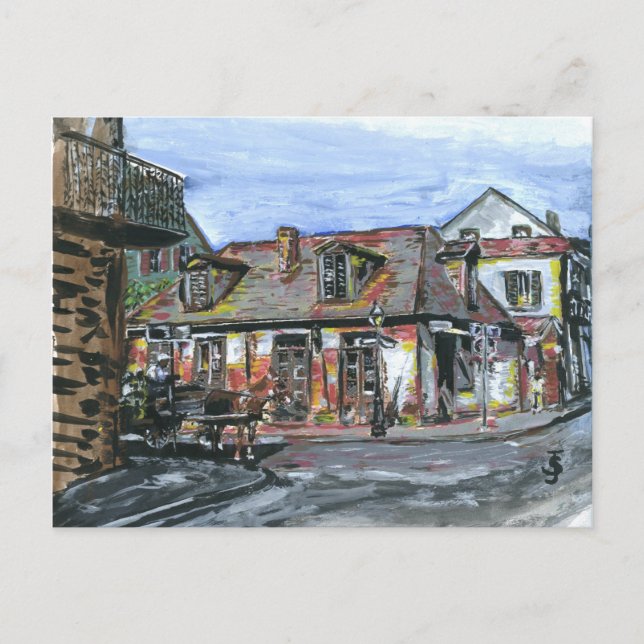 Cartão Postal Loja preta de Smith, Nova Orleães (Frente)
