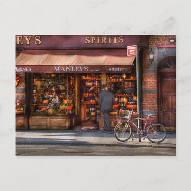 Cartão Postal Loja - Vinho - Vinhos e Espirituosas Desde 1934 (Frente)