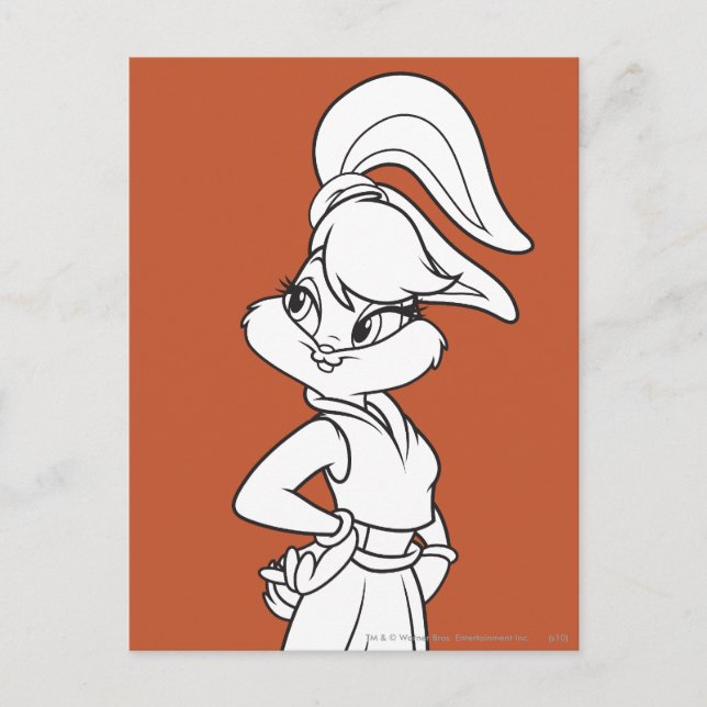 Cartão Postal Lola Bunny Casual (Frente)
