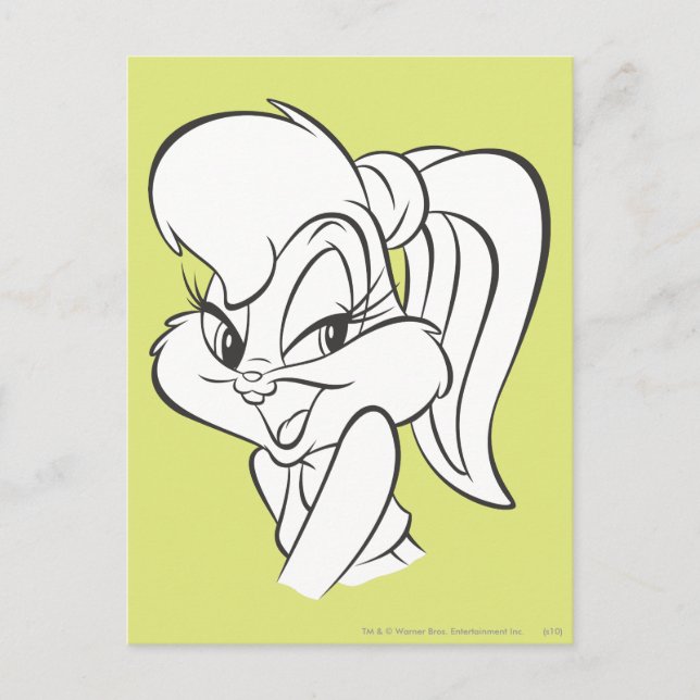 Cartão Postal Lola Bunny Expressivo 2 (Frente)