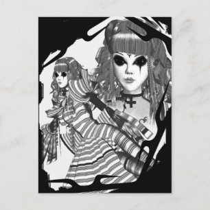 Cartão Postal lolita gótica