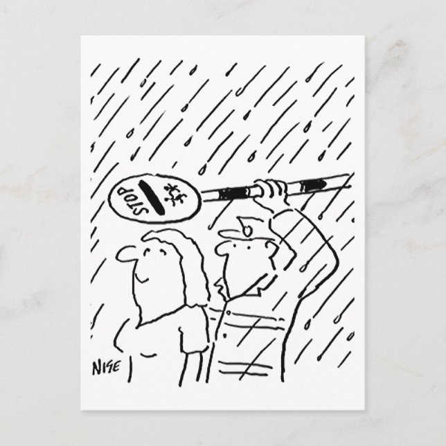 Cartão Postal Lollipop Man é Chivalrous (Frente)