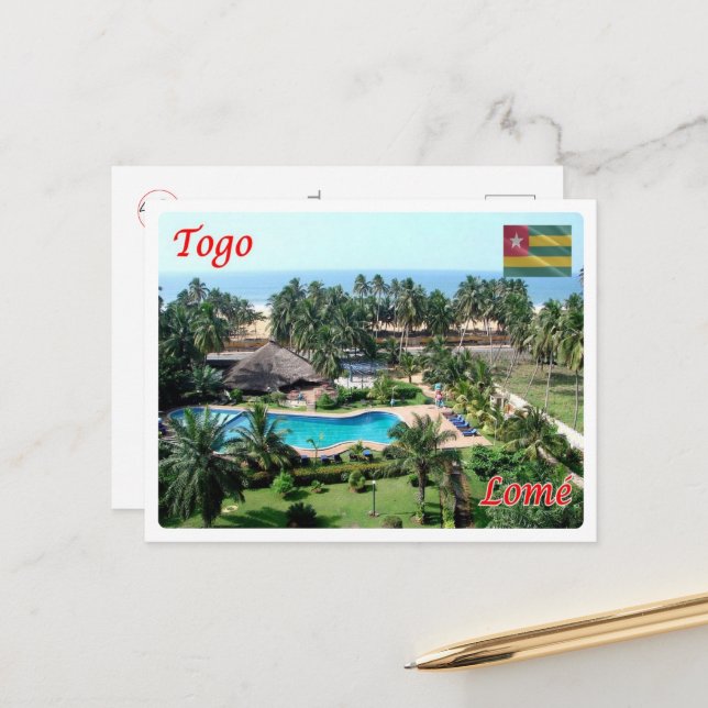 Cartão Postal Lomé - Togo - (Frente/Verso In Situ)