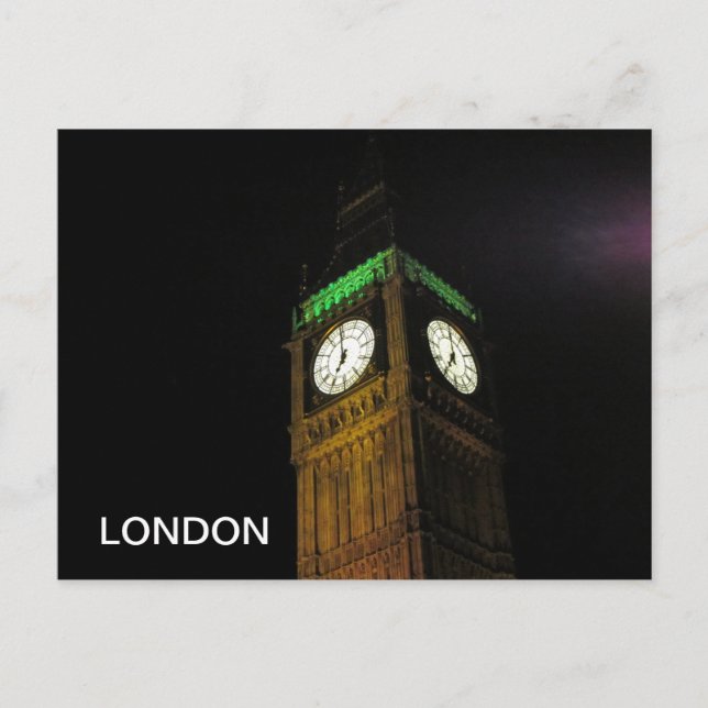 CARTÃO POSTAL LONDON BIG BEN (Frente)