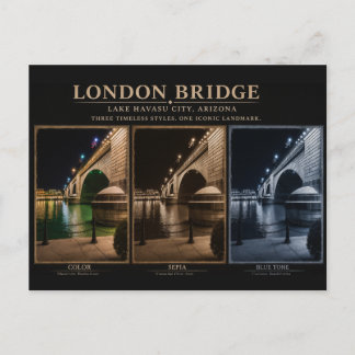 Cartão Postal London Bridge 3 photo Postcard