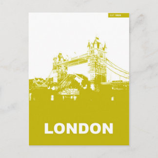 Cartão Postal London City Poster