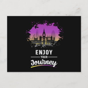 Cartão Postal London England City Cityscape Skyline Funny Gift