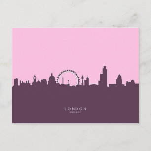 Cartão Postal London England Skyline
