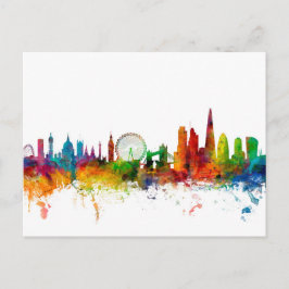 Cartão Postal London England Skyline