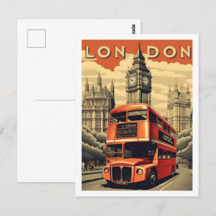 Cartão Postal London England United Kingdom Famous Viagem Place
