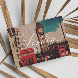 Cartão Postal London Landmark Vintage Photo