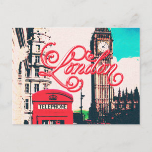 Cartão Postal London Landmark Vintage Photo