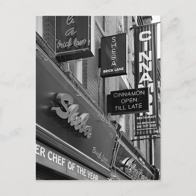 Cartão Postal London Stores (Frente)