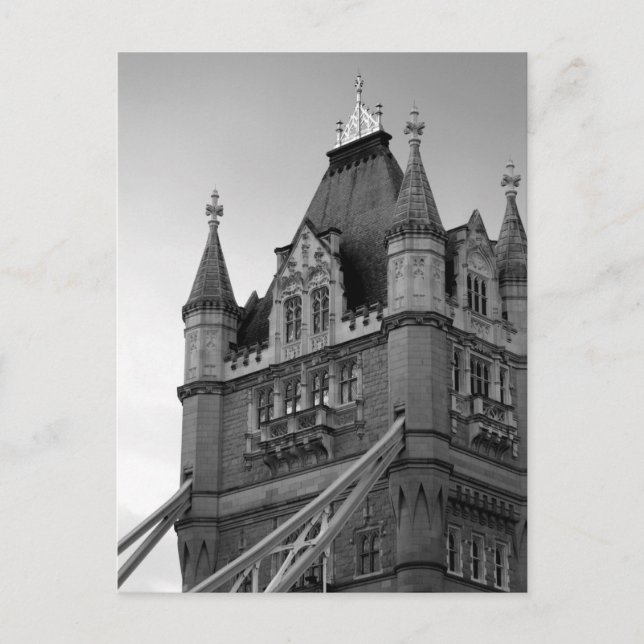 Cartão Postal London Tower Bridge Close-up (Frente)