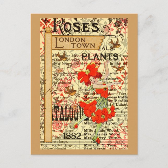 Cartão Postal London Town Plant (Frente)