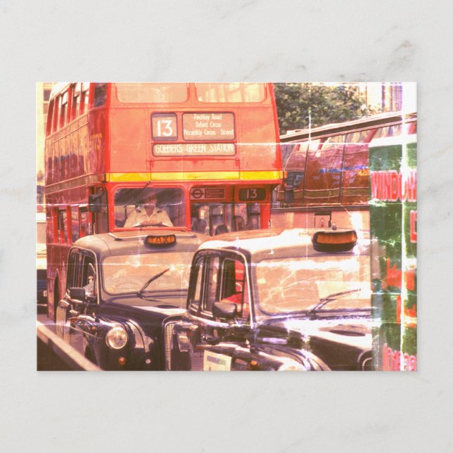 Cartão Postal London Traffic (Frente)