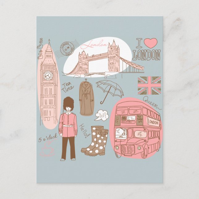 Cartão Postal londres (Frente)