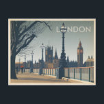 Cartão Postal Londres<br><div class="desc">Anderson Design Group é uma ilustração e design de prêmio vencedora em Nashville,  Tennessee. O fundador Joel Anderson dirige uma equipe de artistas talentosos para criar a arte original da poster,  que se parece com impressões clássicos de propaganda desde a 1920 até os anos 60.</div>