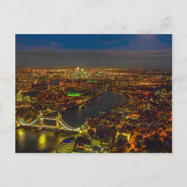 Cartão Postal Londres à noite (Frente)