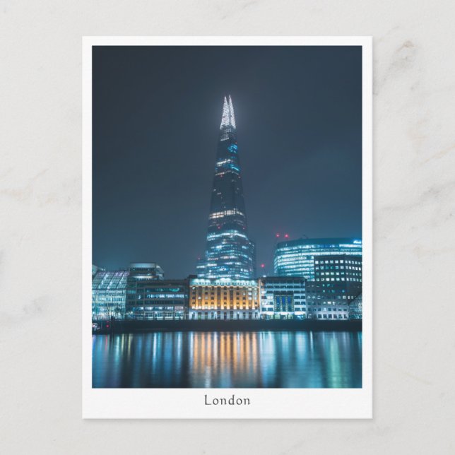 Cartão Postal Londres à noite (Frente)