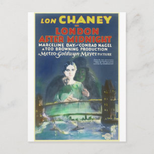 Cartão Postal LONDRES APÓS A MEIA-NOITE por Philip J. Riley