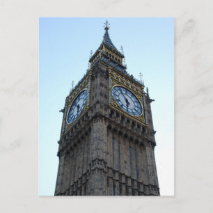 Cartão Postal Londres - Elizabeth Tower e Big Ben