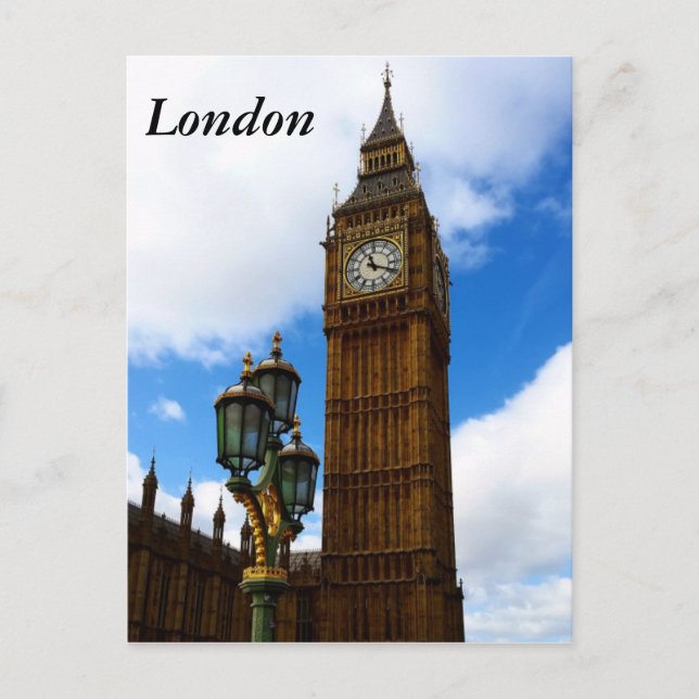 Cartão Postal Londres - Inglaterra (Frente)