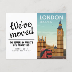 Cartão Postal Londres Inglaterra Big Ben Vintage