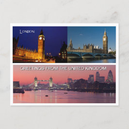 Cartão postal Londres Inglaterra Mojisola A Gbadam