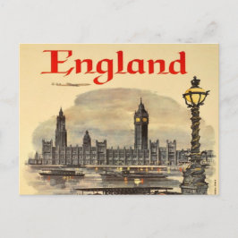Cartão Postal londres Inglaterra Vintage retro turismo Big Ben