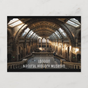 Cartão Postal Londres - Museu de História Natural