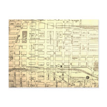Londres, Ontário, Canadá - Mapa Vintage
