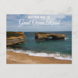 Cartão Postal Londres Ponte Grande Estrada Oceânica Austrália