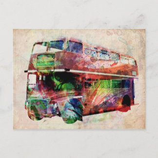 Cartão Postal Londres Red Bus