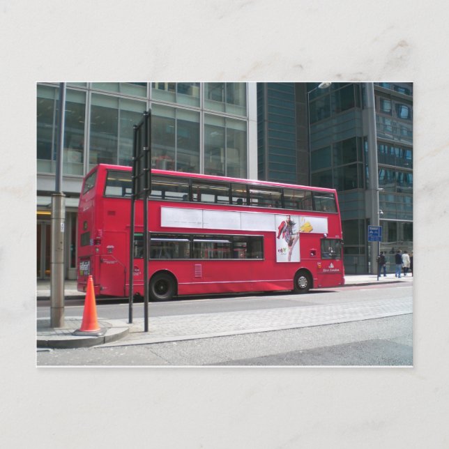 Cartão Postal Londres Red Bus (Frente)