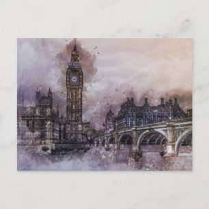 Cartão Postal Londres, Reino Unido