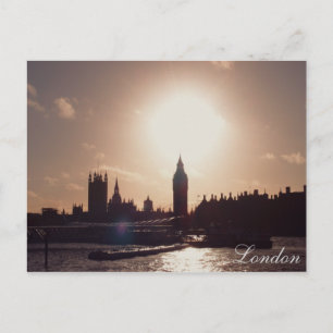 Cartão Postal Londres Sunset