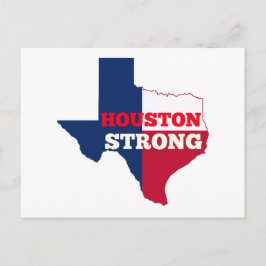 Cartão Postal Lone Star "Houston Strong"