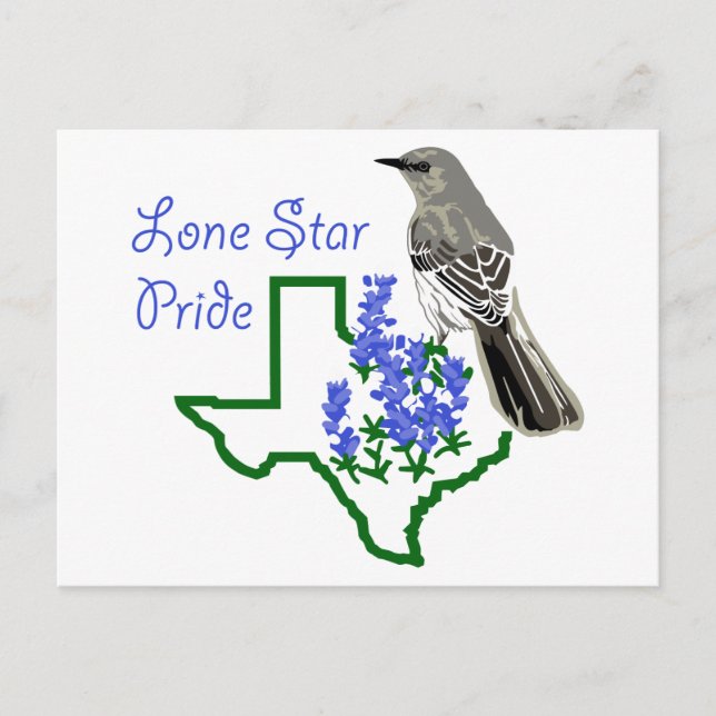 Cartão Postal Lone Star Pride (Frente)