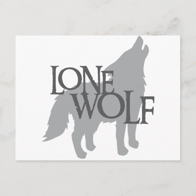 CARTÃO POSTAL LONE WOLF (Frente)